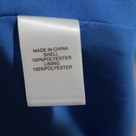 Cece Blue & Orange Tropical Floral Midi Tank Dress 4 - Picture 9 of 10